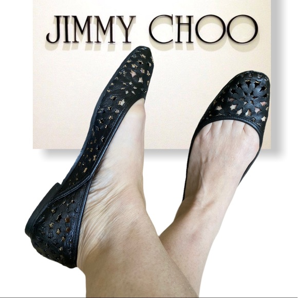 Jimmy Choo star spangled flats size 8M ⭐️ - Picture 3 of 8